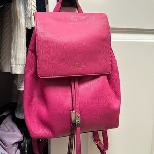 Late Spade Leather Backpack